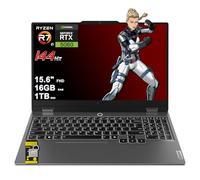 Lenovo LOQ Gaming AI Laptop 15.6" FHD IPS 144Hz (100% sRGB G-SYNC) AMD Octa-core Ryzen 7 250 16 Go de RAM 1 To SSD GeForce RTX 5060 DLSS4 (572 AI Tops) Caméra de confidentialité Nahimic 5MP Win11 Hub