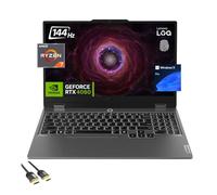 Lenovo LOQ Gaming Laptop, 15.6" FHD 144Hz, AMD Ryzen 7-7435HS, GeForce RTX 4060 8GB, 32GB DDR5, 2TB PCIe 4.0, Backlit KB, FP Reader, WiFi 6, USB-C, HDMI, RJ45, US Version KB, PDG HDMI, Win 11 Pro