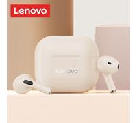 Lenovo LP40 Écouteurs TWS Sans Fil Bluetooth 5.0 Écouteurs Basse Tactile Contrôle Stéréo Réduction Du Bruit Longue Veille 230mAH - Type LP40 Beige