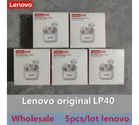 Lenovo LP40PRO/LP40 5 pièces écouteur sans fil Bluetooth 5.0 double stéréo réduction du bruit basse contrôle tactile longue veille 230mA LP40 5black