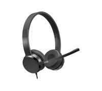 Lenovo - Micro-casque - sur-oreille - filaire - USB-A - noir - CRU - pour ThinkCentre M60q Chromebox; M70t Gen 3; ThinkCentre neo 70; ThinkPad E14 Gen 3