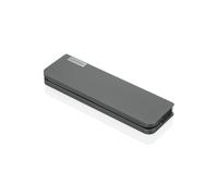 Lenovo Mini Dock USB-C 40AU0065EU : USB 3.2 Gen 1 Type-C, HDMI 2.0, VGA, Ethernet RJ-45, USB 2.0/3.2 Gen 1, Audio 3.5mm, 65W, Gris