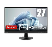 Lenovo D27-40 - Écran LED - 27" - 1920 x 1080 Full HD (1080p) - VA - 250 cd/m² - 3000:1 - 4 ms - HDMI, VGA - noir corbeau