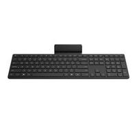 Multi-Mode Pro 6000 - Clavier - sans fil - 2.4 GHz, Bluetooth - QWERTY - Espagnol - Amérique latine - noir eclipse - boîtier marron