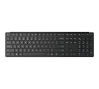 Lenovo Clavier Multi-Mode Pro 6000 – Sans fil 2,4 GHz et Bluetooth – QWERTZ Allemand – Noir Eclipse