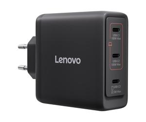 LENOVO Multi-port USB-C 100W GaN Charger Black -EU