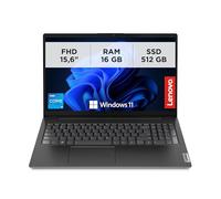 Lenovo Notebook V15 G4 IRU 15,6" i5-13420H 3,4 GHz RAM 16 Go -SSD 512 Go NVMe-Win 11 Prof Black (83A100A6IX). Marque :
