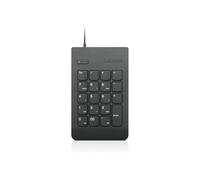 Lenovo Num Keypad 1 USB Noir - Pavé Numérique Universel, Câble 1m, 135g, Réf. 4Y40R38905 - Certifications CB, CE, FCC, VCCI