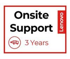 Lenovo Onsite Upgrade - contrat de maintenance prolongé - 3 années - sur site