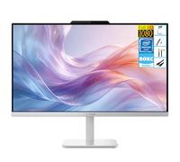 Lenovo Ordinateur de bureau A100 AIO | Ordinateur tout-en-un FHD antireflet 23,8" | 16 Go de RAM | SSD 256 Go | Processeur Intel 4 cœurs | Webcam | Wi-Fi 6 | RJ-45 | Windows 11 | Clavier et souris