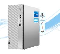 Lenovo Ordinateur de bureau IdeaCentre 3 alimenté par l'IA | 64 Go de RAM | SSD 1 To et SSD portable de 128 Go | Intel Core i5-14400 | Wi-Fi 6 | RJ-45 | VGA | Lecteur de cartes | Compatible Copilot |