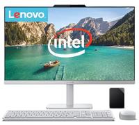 Lenovo Ordinateur de bureau tout-en-un 24" | 16 Go de RAM | 1 To de stockage (SSD de 512 Go à bord avec disque externe de 512 Go) | Processeur Intel ultra rapide à 4 cœurs | Écran Full HD | Wi-Fi 6 |