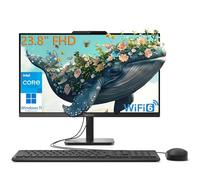 Lenovo Ordinateur de bureau tout-en-un 24 pour bureau à domicile, FHD Business Aio, processeur Intel 8 cœurs (Beat i5-1140g7), RAM Ddr4 32 Go, SSD Pcie 1 To, WiFi 6, Bluetooth 5.2, Windows 11 Pro