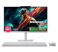 Lenovo Ordinateur de bureau tout-en-un avec processeur Intel ultra rapide à 4 cœurs, écran Full HD de 24", 16 Go de RAM, SSD PCIe de 1 To, Wi-Fi 6, Bluetooth, USB, port Ethernet, Windows 11, sortie