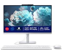 Lenovo Ordinateur de bureau tout-en-un FHD 24" pour bureau à domicile, processeur Intel N100 Quad-Core, 16 Go de RAM DDR4, SSD PCIe 1 To, WiFi 6, RJ45, Bluetooth 5.2, Windows 11, clavier et souris