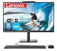 Lenovo Ordinateur de bureau tout-en-un FHD 24" - Processeur Intel 4 cœurs (Beats i3-1110G4), 16 Go de RAM, 512 Go PCIe SSD, HDMI, WiFi 6, RJ45, Bluetooth, Business AIO, Vent-Hear, clavier et souris