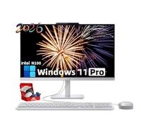 Lenovo Ordinateur de bureau tout-en-un FHD de 24 pouces pour la maison et le bureau, 16 Go de RAM, SSD 512 Go, processeur Intel, HDMI, WiFi 6, Bluetooth 5.2, Business AIO, Vent-Hear, clavier et souris