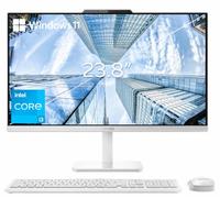 Lenovo Ordinateur de bureau tout-en-un FHD de 61 cm pour la maison et le bureau, processeur Intel Core i3, 16 Go de RAM, 512 Go PCIe SSD, HDMI, WiFi 6, Bluetooth 5.2, AIO d'affaires, Vent-Hear, KB
