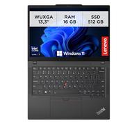 Lenovo - Ordinateur portable 13,3" ThinkPad X13 Gen 5, PC professionnel Windows 11 Pro, Intel Core Ultra 7 155U, RAM 16 Go LPDDR5X, 512 Go SSD NVMe - Ordinateur portable graphique Intel, ordinateur