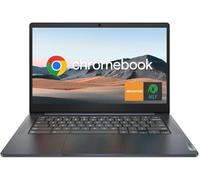 lenovo Ordinateur portable Chromebook 14" (dernier modèle), processeur MediaTek 8 cœurs, 4 Go de RAM LPDDR4X, 64 Go eMMC, Wi-Fi, webcam, USB-C, batterie longue durée, NLY MP, bleu abysse, Chrome OS
