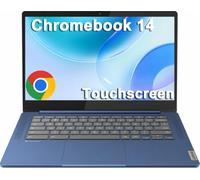 Lenovo Ordinateur portable Chromebook 14 (écran tactile FHD de 14", processeur 8 cœurs 2,0 GHz, 4 Go de RAM, 192 Go (64 Go eMMC + carte SD 128 Go)), concentrateur IST, anti-reflets, webcam, batterie