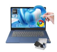Lenovo Ordinateur Portable Chromebook IdeaPad Slim 3, écran Tactile FHD 14", 4 Go de RAM, 64 Go eMMC + Micro SD 256 Go, MediaTek Kompanio 520, Chromebook léger pour Les Entreprises et Les étudiants