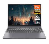 Lenovo Ordinateur portable de jeu de 15", AMD Ryzen 5 7535HS 6 cœurs, 24 Go de RAM DDR5, SSD PCIe de 1 To, écran FHD+, WiFi 6, Bluetooth 5.3, webcam, HDMI, Type-C, gris luna, Windows 11 Home