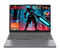 Lenovo Ordinateur portable de jeu, écran IPS WUXGA de 15", AMD Ryzen 5 7535HS, 8 Go de RAM DDR5, SSD PCIe 256 Go, carte graphique Radeon 660M, PC Copilot AI, WiFi 6, Bluetooth 5.3, HDMI, Type-C, Gris