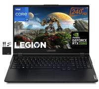 Lenovo Ordinateur portable de jeu Legion 5 2022 de 15,6" FHD IPS 500 nits, 100 % sRGB 240 Hz, 6 cœurs Intel i7-10750H, 64 Go de RAM, SSD 2 To + disque dur 1 To, NVIDIA GeForce RTX 2060 6 Go