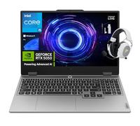 Lenovo Ordinateur portable de jeu LOQ 15, NVIDIA GeForce RTX 5050, écran LCD IPS FHD 144 Hz, Intel Core i5-13450HX, 16 Go de RAM DDR5, 512 Go SSD, Wi-Fi 6, RJ-45, Win 11 Pro, gris luna, avec
