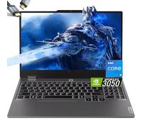 Lenovo Ordinateur portable de jeu LOQ 15 - NVIDIA RTX 3050 - Intel Core i5-12450HX Beat AMD Ryzen 7 4800H - Écran 15,6" FHD 144 Hz - 32 Go de RAM - SSD PCIe 2 To - Clavier rétroéclairé - Windows 11