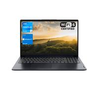 Lenovo Ordinateur portable IdealPad 1, écran FHD 15,6", Intel Pentium Silver N6000, 4 Go de RAM, 256 Go SSD, webcam, Type-C, lecteur de carte SD, Wi-Fi 6, Windows 11 Home, Microsoft Office 365 1 an