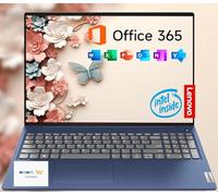 Lenovo Ordinateur portable IdeaPad 1 15,6" | 12 Go de RAM | 128 Go eMMC | Wi-Fi 6 | USB-C | Microsoft Office 365 d'un an | Intel Dual-Core | Écran HD | Windows 11 | Avec USB de récupération WOWPC