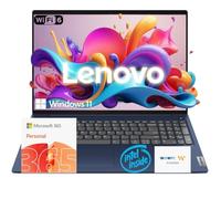 Lenovo Ordinateur portable Ideapad 1 15,6" | 8 Go de RAM | 900 Go de stockage (SSD intégré de 384 Go avec disque dur portable WOWPC 512 Go) | Microsoft 365 Personal | Processeur Intel Dual-Core |