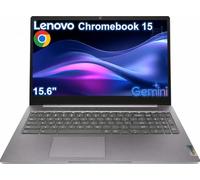 Lenovo Ordinateur portable IdeaPad 3i Chromebook 15, 15,6" FHD, Celeron | Carte SD eMMC 64 Go + 128 Go, hub USB-C, webcam, clavier numérique, autonomie de 10 heures, pour la maison, les étudiants