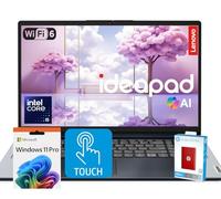 Lenovo Ordinateur portable IdeaPad Premium Series 15,6 pouces • Écran tactile FHD • Processeur Intel Core i5 10 cœurs • 40 Go de RAM • SSD de 1 To (SSD PCIe 512 Go avec SSD portable HP P500 512 Go) •