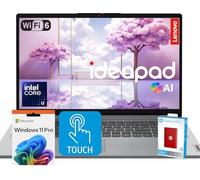 Lenovo Ordinateur portable IdeaPad Premium Series • Écran tactile 15,6 FHD • Processeur Intel Core i3 6 cœurs • 16 Go de RAM • SSD 1,5 To (SSD PCIe 1 To avec SSD portable HP P500 512 Go) • Copilote et