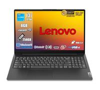 Lenovo Ordinateur portable Intel Core i3 1315U 13th, 8 Go DDR4, écran FHD 15,6", SSD 256 Go NVMe, Wi-Fi 6, Bluetooth 5.2, USB 3.2 Type-C, Win11 Pro, noir