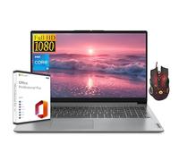 Lenovo Ordinateur portable professionnel IdeaPad 2024, écran FHD de 15,6 po, i5-1235U, 24 Go de RAM, SSD de 1 To, carte graphique Intel Iris Xe, Wi-Fi 6, Windows 11 S, avec licence Microsoft Office à
