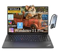 Lenovo Ordinateur portable professionnel ThinkPad E16 2025, écran anti-reflet WUXGA de 16", AMD Ryzen 5 7530U (> i7-1165G7, jusqu'à 4,5 GHz), 24 Go de RAM, 2 To SSD, empreintes digitales, rétroéclairé