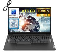 Lenovo Ordinateur portable professionnel V15 G3, écran FHD de 15,6", Intel 10 cœurs i5-1235U (Beat i7-1195G7), 16 Go de RAM DDR4, SSD PCIe de 1 To, WiFi, BT 5.1, Windows 11 Pro, câble AZ-XUT