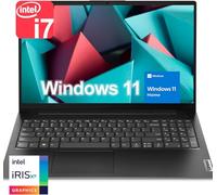 Lenovo Ordinateur portable professionnel V15 G3, écran FHD de 15,6 po, Intel 10 cœurs i7-1255U de 12e génération jusqu'à 4,7 GHz, 40 Go de RAM, SSD PCIe de 1 To, caméra HD avec obturateur de