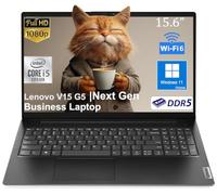 Lenovo Ordinateur portable professionnel V15 G4, écran FHD antireflet de 15,6", Intel 8 cœurs i5-13420H (Beat i7-1355U), 24 Go de RAM, SSD de 1 To, WiFi6, Bluetooth5.2, RJ-45, Windows 11 Home, avec
