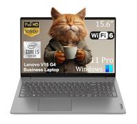 Lenovo Ordinateur portable professionnel V15 G4, écran FHD antireflet de 15,6", Intel 8 cœurs i5-13420H (Beat i7-1355U), 16 Go de RAM, 512 Go SSD, WiFi6, Bluetooth5.2, RJ-45, Windows 11 Pro, avec kit
