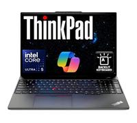 Lenovo Ordinateur portable ThinkPad E16 Business AI 2026, écran FHD+ de 16", Intel 12-Core Ultra 5 125U (> i7-1355U), 16 Go DDR5, SSD de 1 To, lecteur d'empreintes digitales, KB rétroéclairé