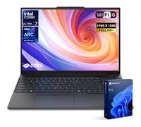 Lenovo Ordinateur portable ThinkPad E16 G3 Business AI, 16" FHD+ IPS Dsiplay, Intel Core Ultra 7 255H, 16 Go DDR5, 512 Go SSD, empreintes digitales, rétroéclairé, HDMI, webcam 1080p, Wi-Fi 6E, Windows