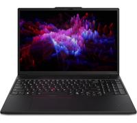 Lenovo Ordinateur portable ThinkPad P16s Gen 3 avec processeur Intel Core Ultra 7 155H, écran 16" WQUXGA OLED 100 % DCI-P3 non tactile, mémoire de 96 Go, SSD de 2 To, NVIDIA RTX 500 Ada, caméra RVB +