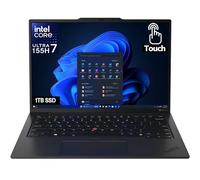 Lenovo Ordinateur portable ThinkPad X1 Carbon Gen 12 avec processeur Intel Ultra 7 155H, écran tactile WUXGA 100 % sRGB de 14", RAM DDR5 de 32 Go, SSD de performance Gen4 de 1 To, caméra FHD+ IR+ RGB