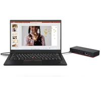 Lenovo Ordinateur portable ThinkPad X1 Carbon Gen 12 avec processeur Ultra 7 155U, écran non tactile de 14", RAM 32 Go, SSD de 1 To, appareil photo FHD+ et ensemble Windows 11 Pro avec station