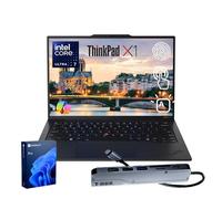 Lenovo Ordinateur portable ThinkPad X1 Carbon Gen 13 Business AI, Intel Core Ultra 7 255U, écran tactile FHD+ de 14 po, DDR5 32 Go, SSD 2 To, caméra infrarouge 1080p, empreintes digitales, Wi-Fi 6E